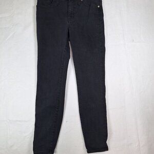 Madewell 9" high rise skinny black jeans size 29